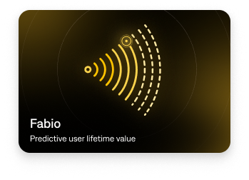 Fabio: Predictive user lifetime value