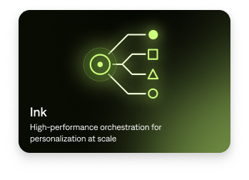 Ink: High-performance orchestration for personalization at scale